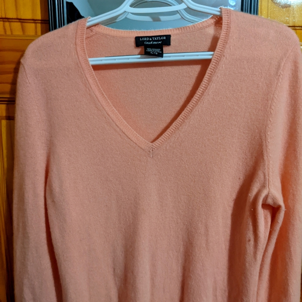 Lord and Taylor cashmere sweater